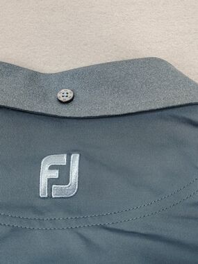 Like New FootJoy Performance Golf Polo with FJ Logo - Mens Size XL Blue